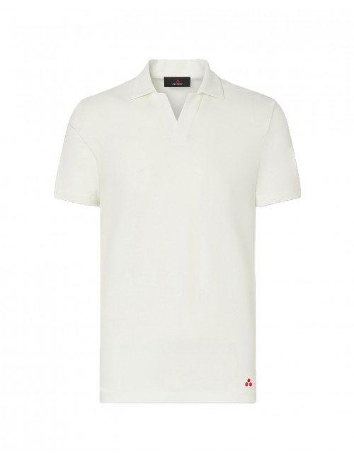 polo peuterey  UOMO BIANCA 730 - NEW HELGO - PEU5847 vista frontale 2