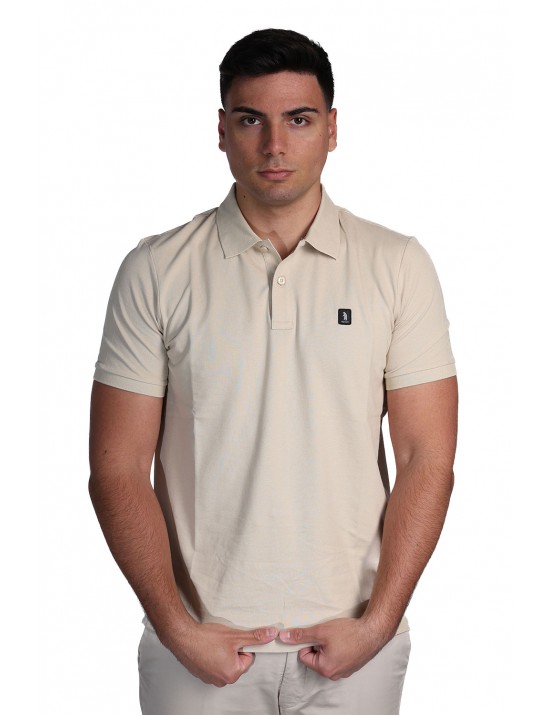 polo refrigue UOMO BEIGE PANAMA - R5013M261 vista frontale