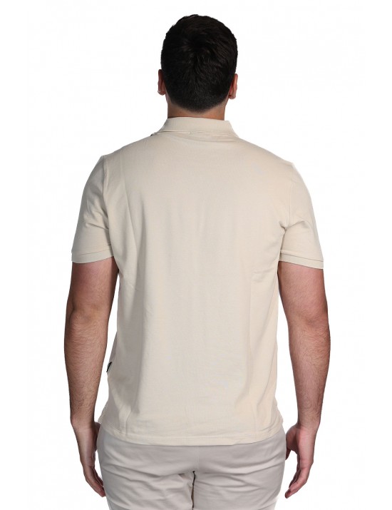 polo refrigue UOMO BEIGE PANAMA - R5013M261 vista frontale