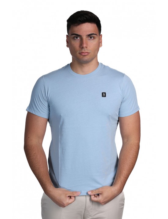 t-shirt refrigue UOMO AZZURRA FOG - R4529M261 vista frontale
