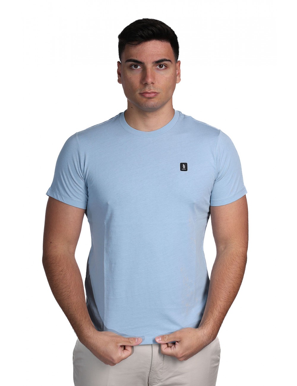 t-shirt refrigue UOMO AZZURRA FOG - R4529M261 vista frontale