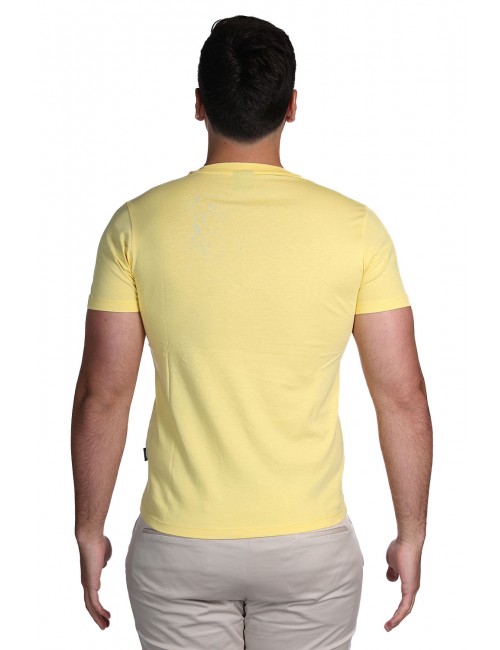 t-shirt refrigue UOMO YELLOW - R4529M261 vista posteriore