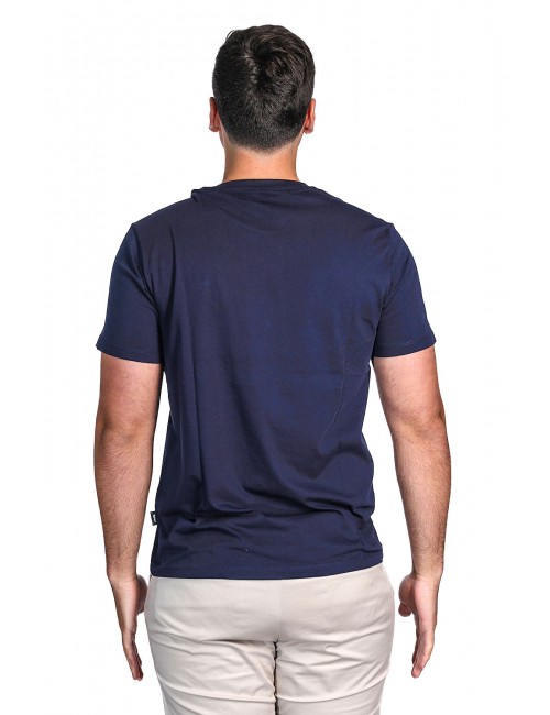 t-shirt refrigue UOMO NAVY - R4529M261 vista posteriore