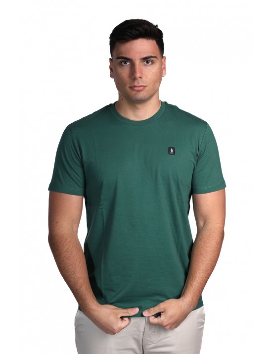 t-shirt refrigue UOMO BOTTLE GREEN - R4529M261 vista frontale