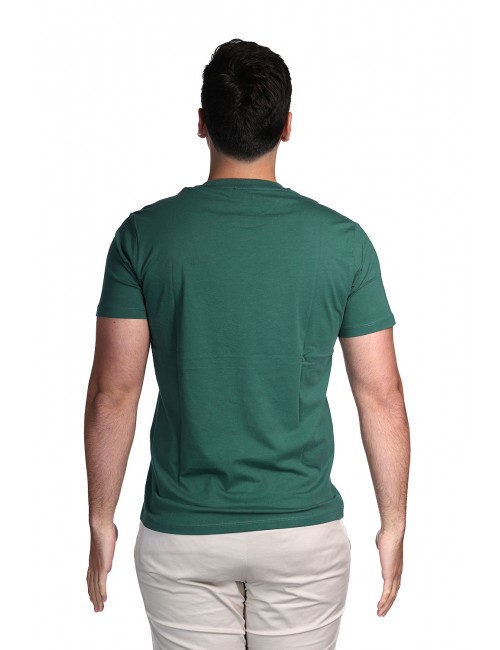 t-shirt refrigue UOMO BOTTLE GREEN - R4529M261 vista posteriore