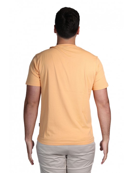 t-shirt refrigue UOMO ALBICOCCA APRICOT - R4529M261 vista frontale