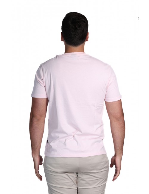t-shirt refrigue UOMO PINK - R4529M261 vista posteriore
