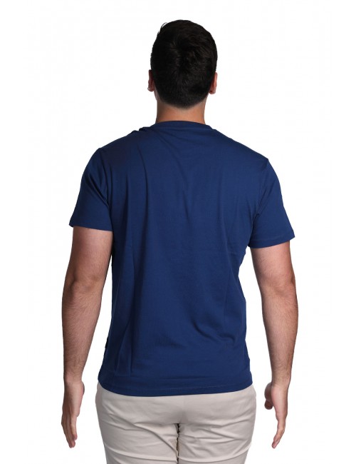 t-shirt refrigue UOMO BLU ROYAL - R4529M261 vista posteriore