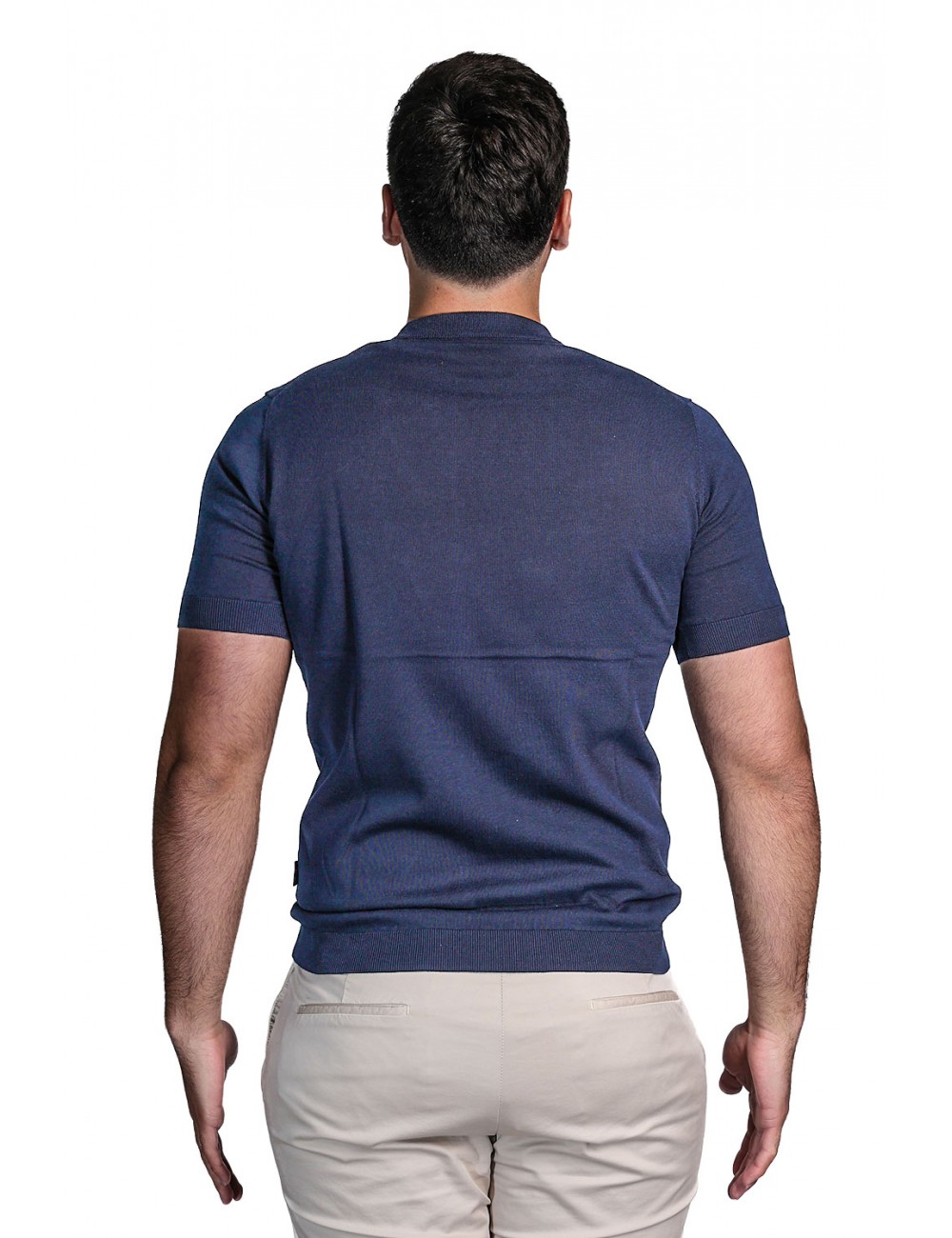 t-shirt refrigue UOMO NAVY - R4060M261 vista posteriore