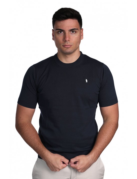 t-shirt refrigue UOMO BLU SCURO INK - R4060M261 vista frontale