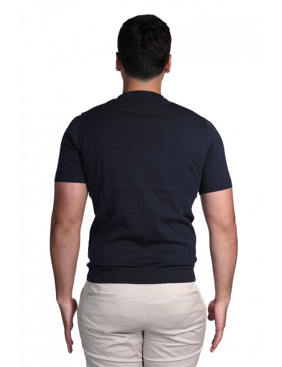t-shirt refrigue UOMO BLU SCURO INK - R4060M261 vista frontale
