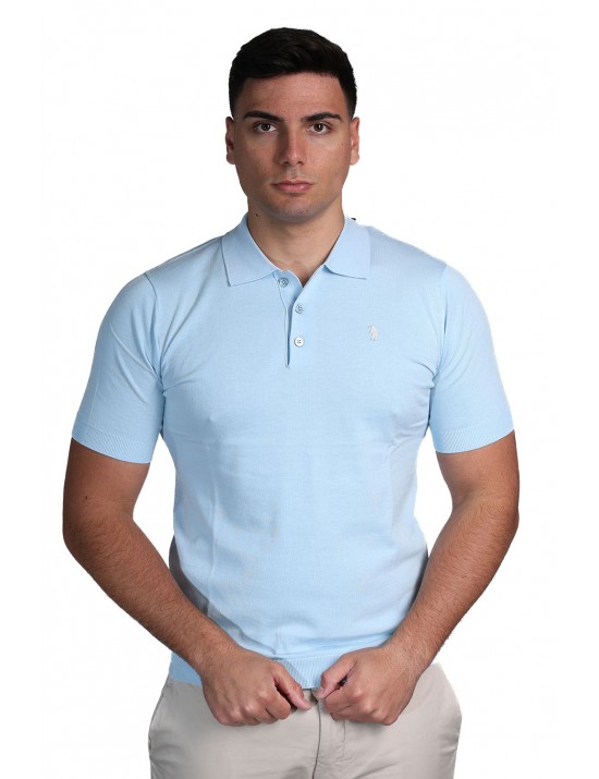 polo refrigue UOMO AZZURRO CHIARO LIGHT BLUE - R5010M261 vista frontale