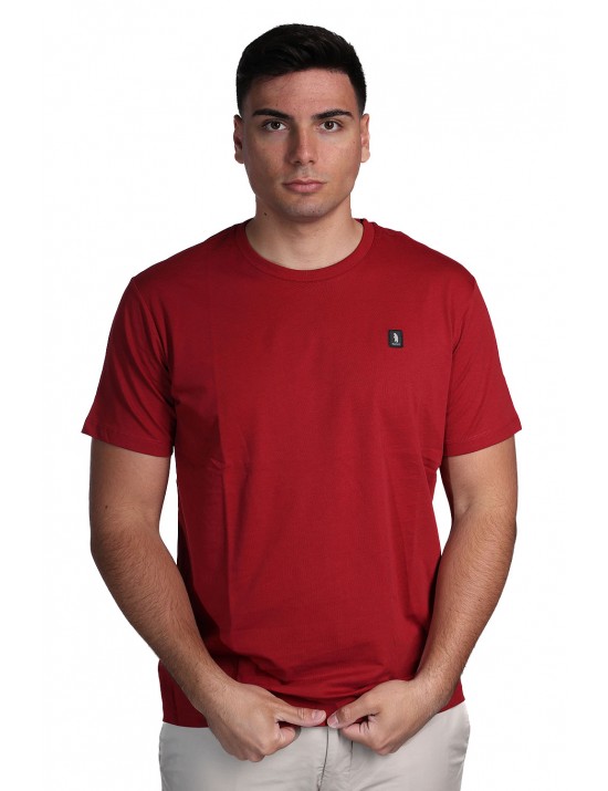 t-shirt refrigue UOMO BORDEAUX SCARLET - R4529M261 vista frontale