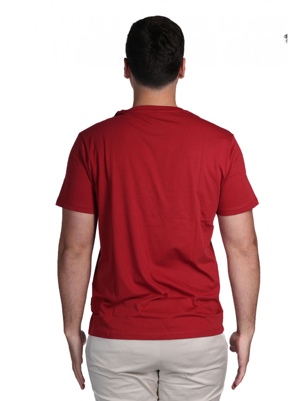 t-shirt refrigue UOMO BORDEAUX SCARLET - R4529M261 vista frontale
