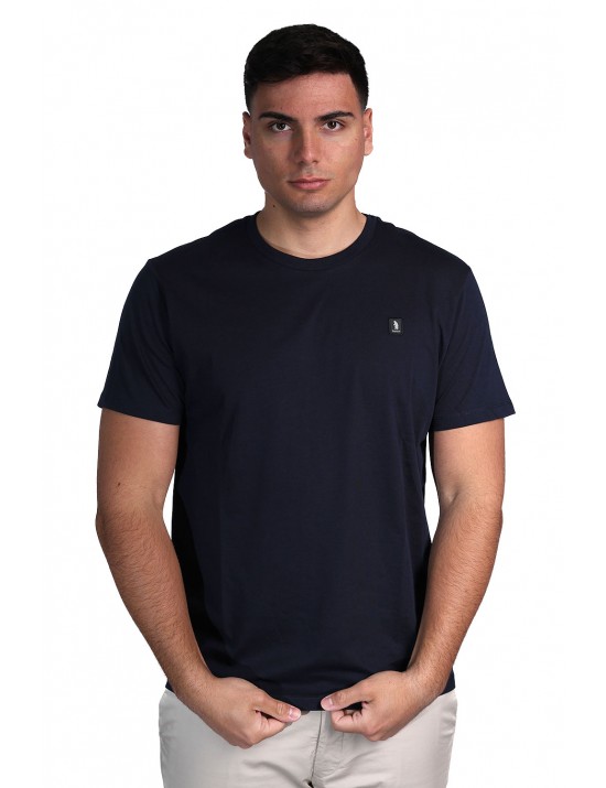 t-shirt refrigue UOMO BLU SCURO INK - R4529M261 vista frontale
