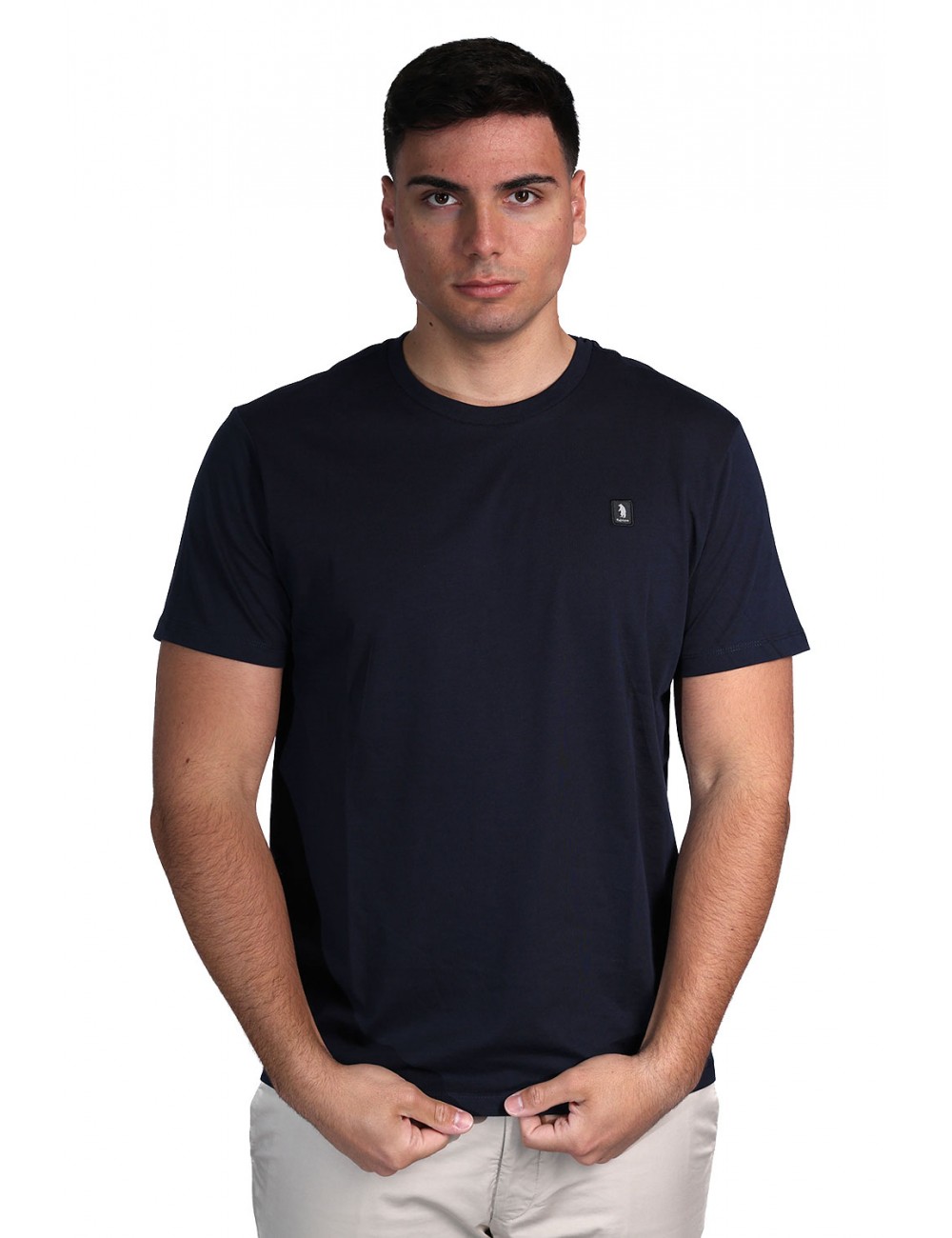 t-shirt refrigue UOMO BLU SCURO INK - R4529M261 vista frontale