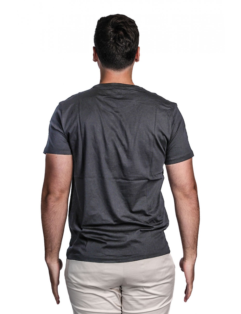 t-shirt polo ralph lauren UOMO BLACK - 714899613004 vista posteriore