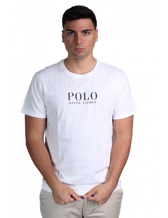 t-shirt polo ralph lauren UOMO WHITE - 714899613005 vista frontale