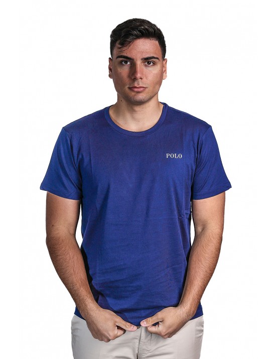 t-shirt polo ralph lauren UOMO NAVY - 714931650005 vista frontale