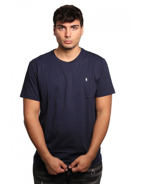 t-shirt polo ralph lauren UOMO NAVY - 714844756007 vista frontale