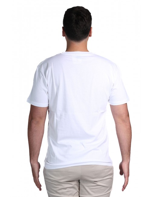 t-shirt moschino UOMO BIANCA 0001 - V3A0701 - 9421 vista posteriore