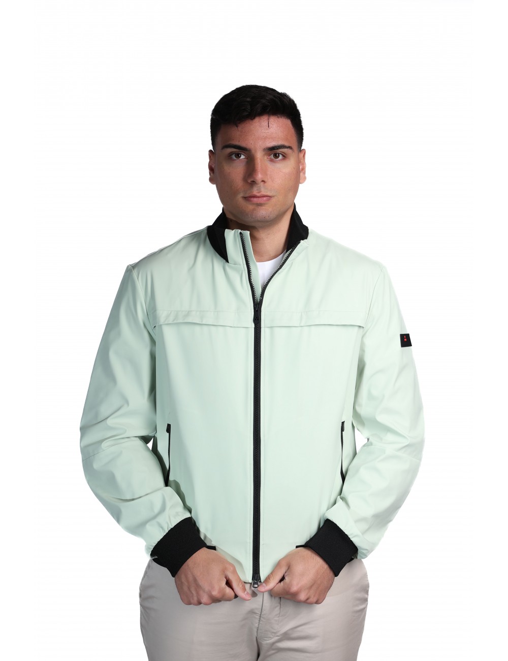 giubbino peuterey UOMO VERDE MENTA 651 - POTOSI SRT 02 - PEU5783 vista frontale