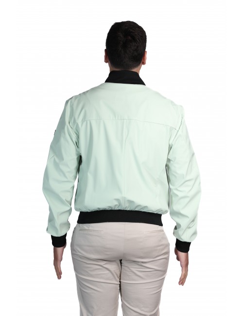 giubbino peuterey UOMO VERDE MENTA 651 - POTOSI SRT 02 - PEU5783 vista posteriore
