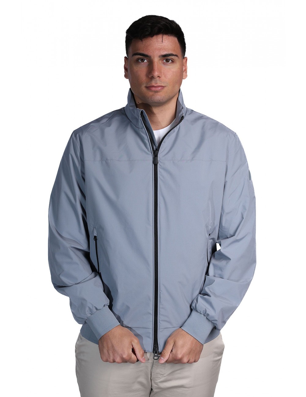 giubbino save the duck UOMO POLVERE 10032 - D35190M - DARK22 FINLAY vista frontale