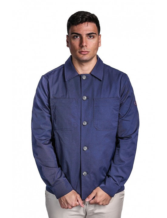 giubbino a giacca save the duck UOMO BLU 90000 - D32582M - GABA22 BASIL vista frontale