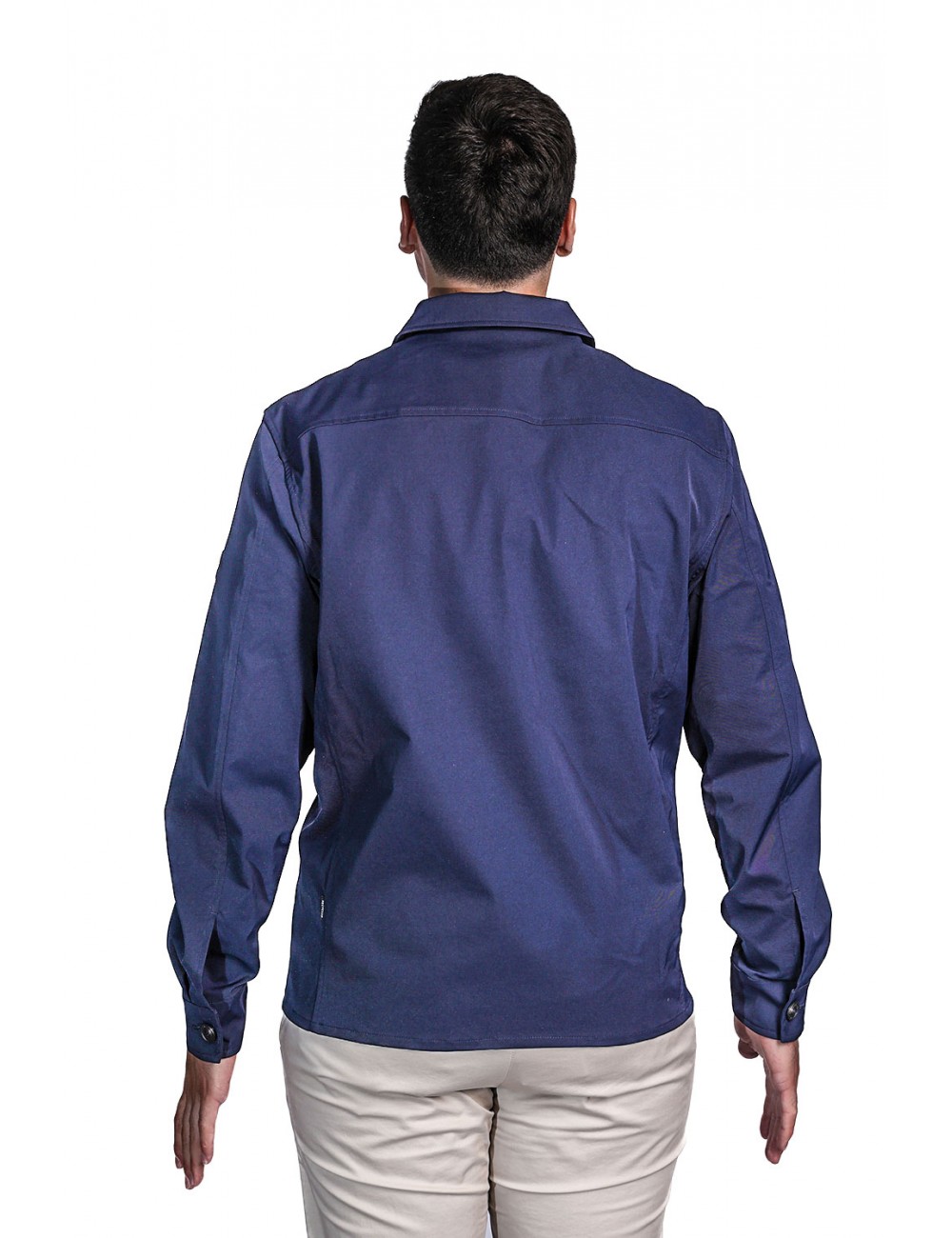 giubbino a giacca save the duck UOMO BLU 90000 - D32582M - GABA22 BASIL vista frontale