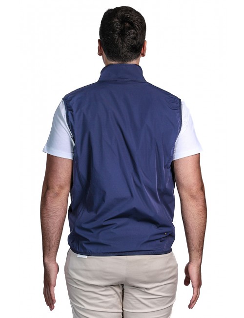 smanicato save the duck UOMO BLU 90000 - D82206M - FINO22 BRODERICK vista posteriore