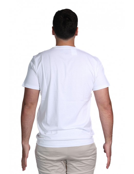 t-shirt polo ralph lauren UOMO WHITE - 714931650003 vista frontale