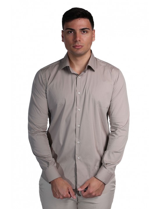 camicia alessandro lamura UOMO TORTORA 5 - SAM01 vista frontale