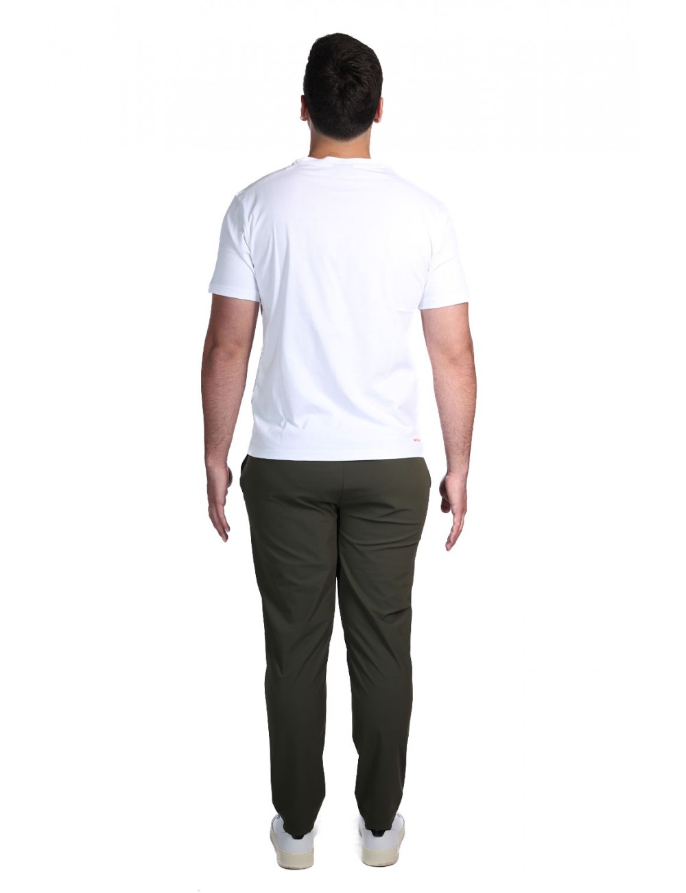 t-shirt save the duck UOMO BIANCA 00000 - DT1194M - BESY22 ADELMAR vista completo posteriore