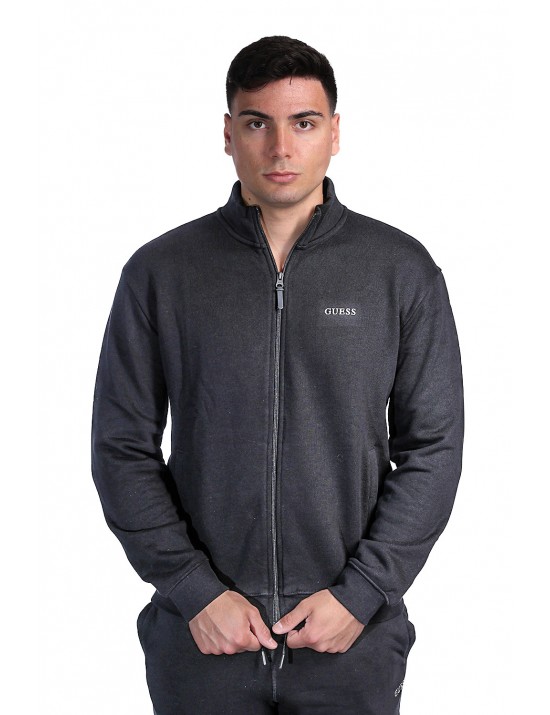 felpa guess UOMO NERA JBLK - Z6RQ16KAIJ1 vista frontale