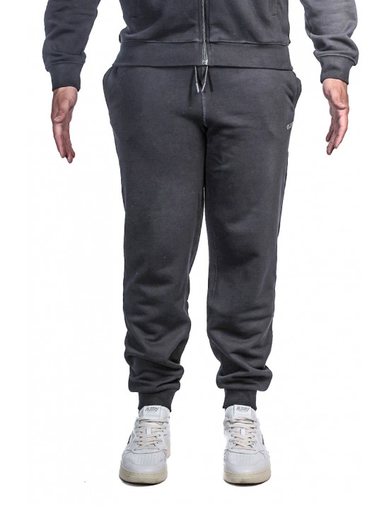 pantalone tuta guess UOMO NERO JBLK - Z6RB12KAIJ1 vista frontale
