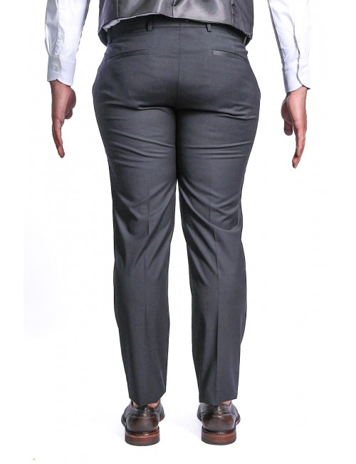 smoking bharnaba philosophy UOMO NERO - TEVERERASO - AB2123P vista pantalone posteriore