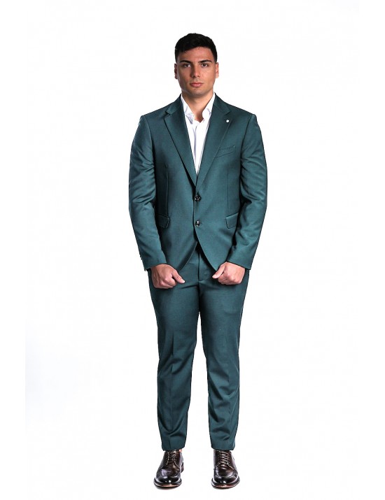 abito bharnaba philosophy UOMO VERDE - ADIGE - AB7200 vista frontale
