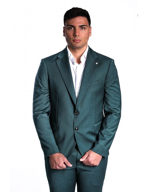 abito bharnaba philosophy UOMO VERDE - ADIGE - AB7200 vista giacca frontale