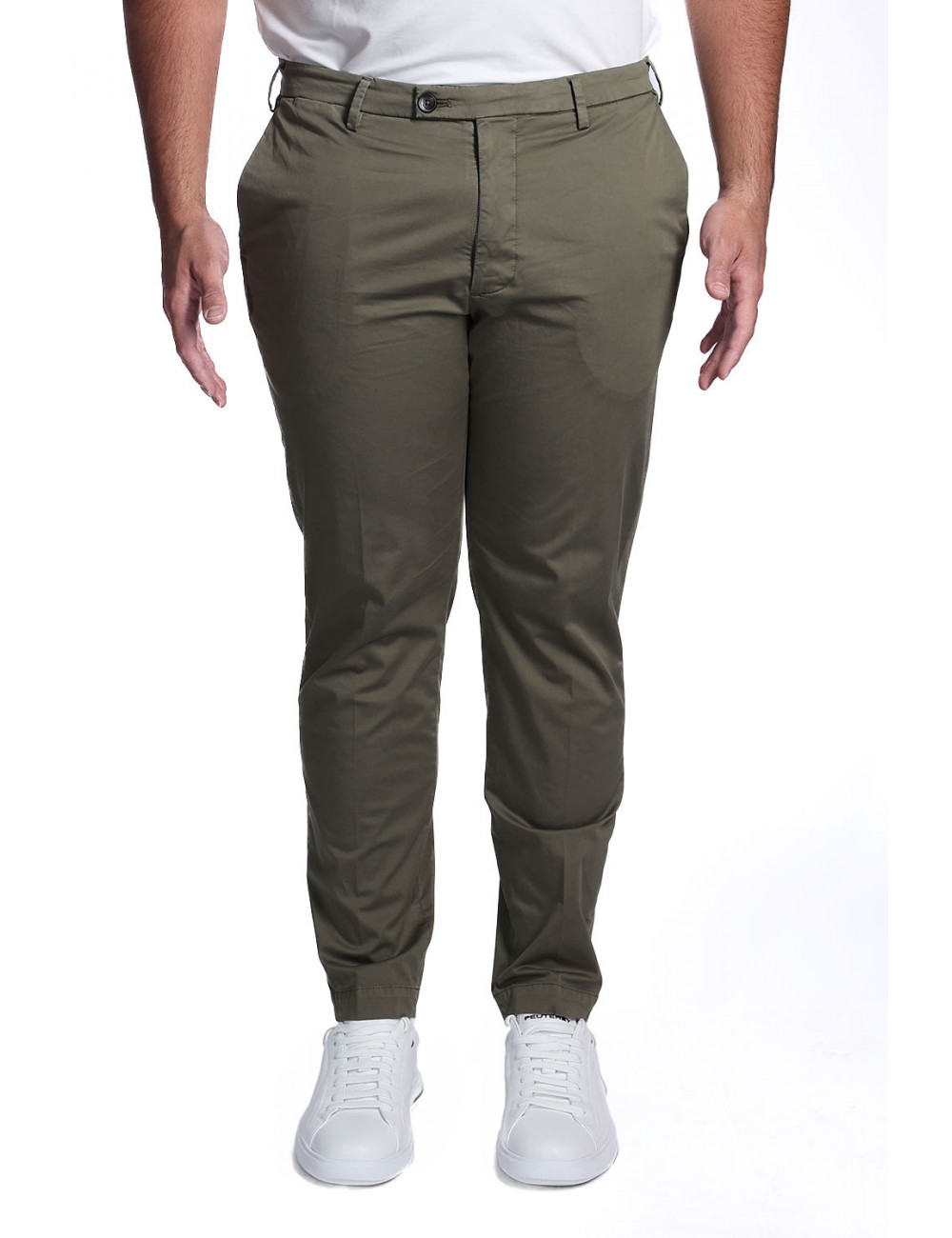 pantalone michael coal UOMO VERDE MILITARE - MCBRA2564S26C vista frontale