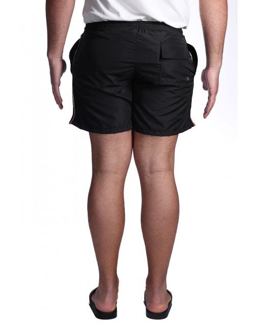 costume a pantaloncino gcds UOMO BLACK/BLACK - C1MEQS244T016-999B vista posteriore