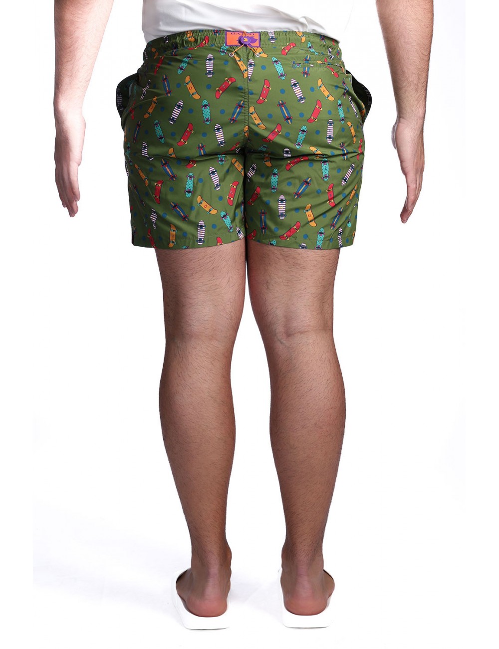 costume a pantaloncino gallo UOMO 14647 MILITARE - AP516786 vista frontale
