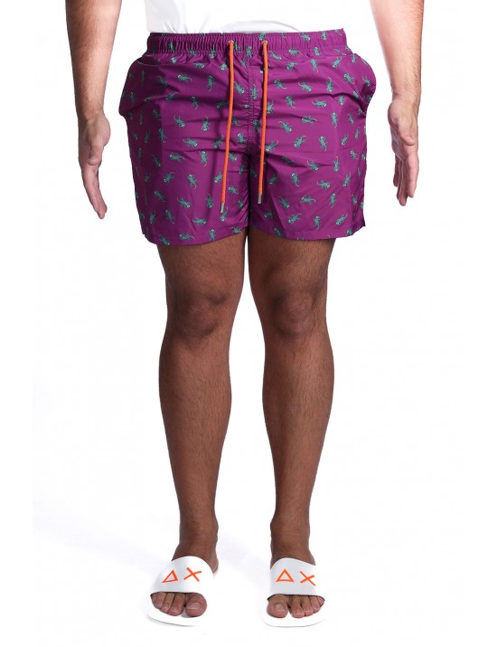 costume a pantaloncino gallo UOMO VIOLA 15626 STRELIZIA - AP516784 vista frontale