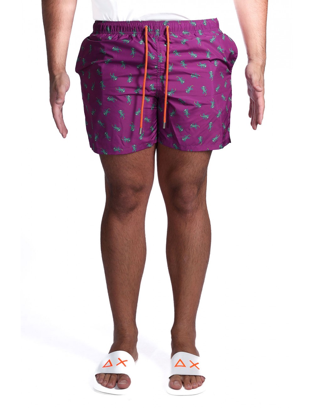 costume a pantaloncino gallo UOMO VIOLA 15626 STRELIZIA - AP516784 vista frontale