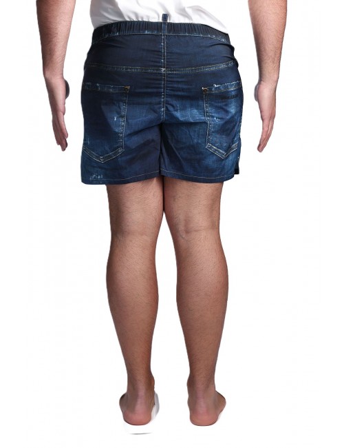 costume a pantaloncino dsquared2 UOMO BLU 427 - D7B626690 vista posteriore
