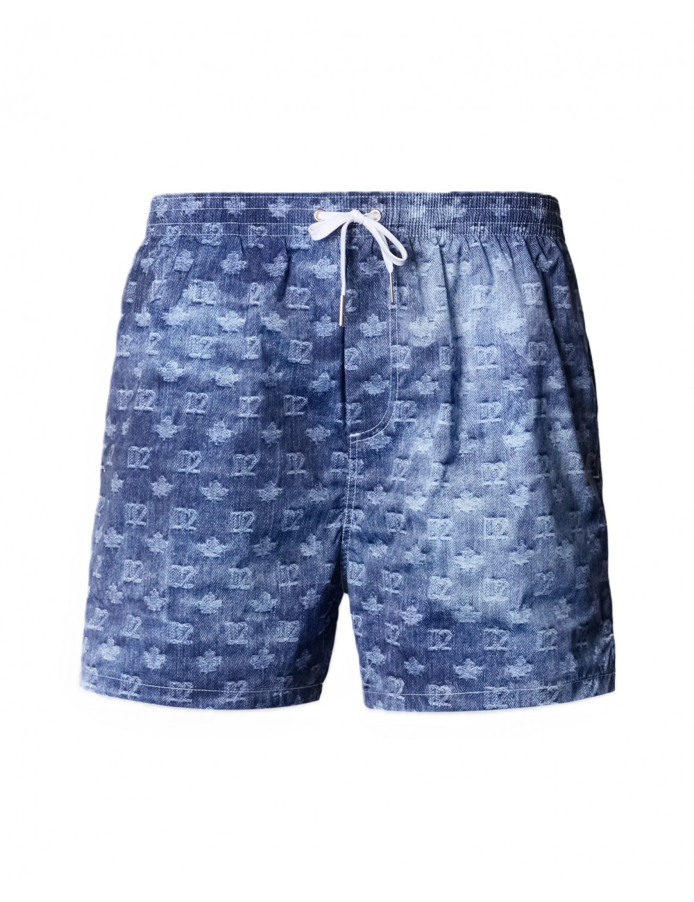 costume a pantaloncino dsquared2 UOMO BLU 454 - D7B626810 vista frontale