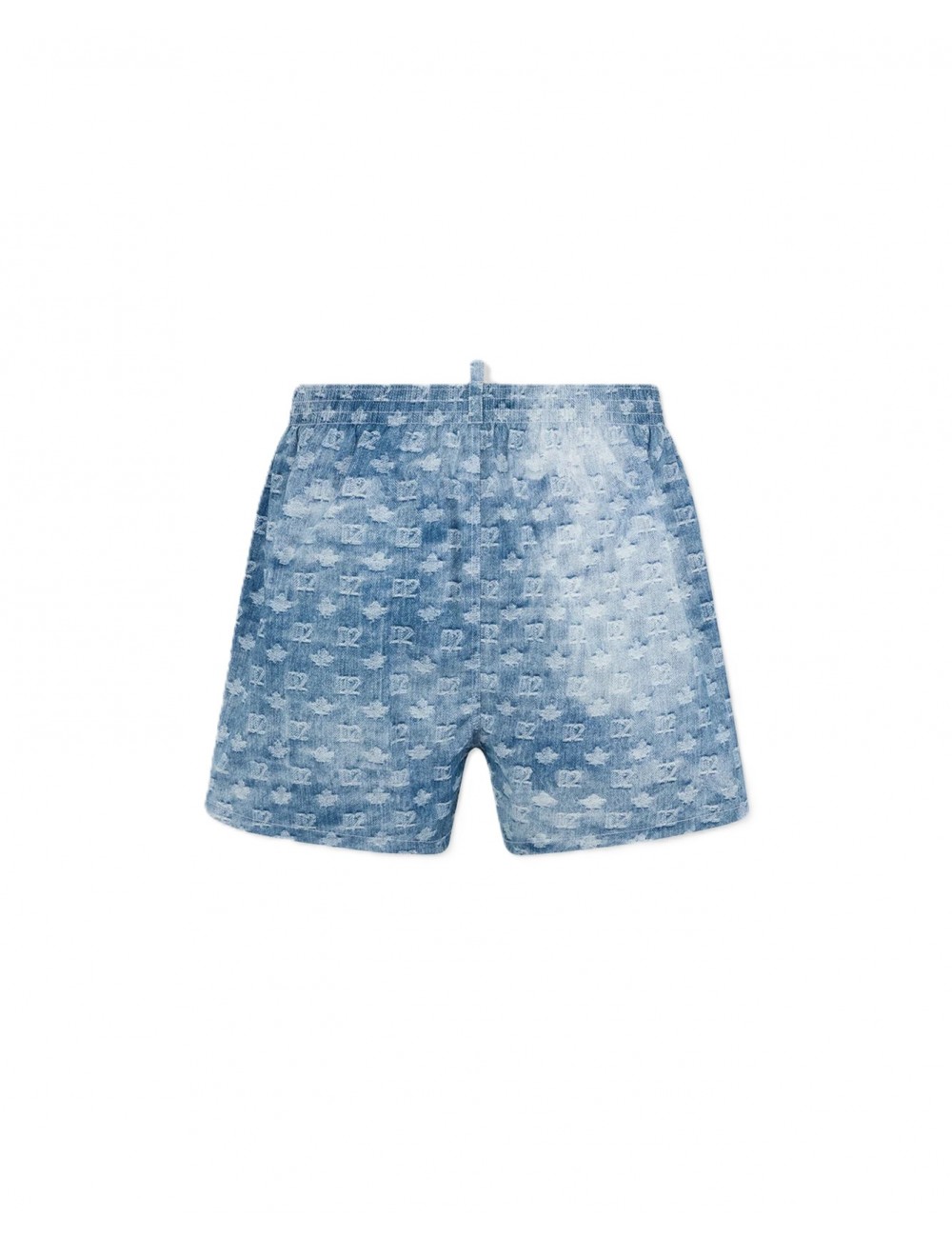 costume a pantaloncino dsquared2 UOMO BLU 454 - D7B626810 vista frontale posteriore