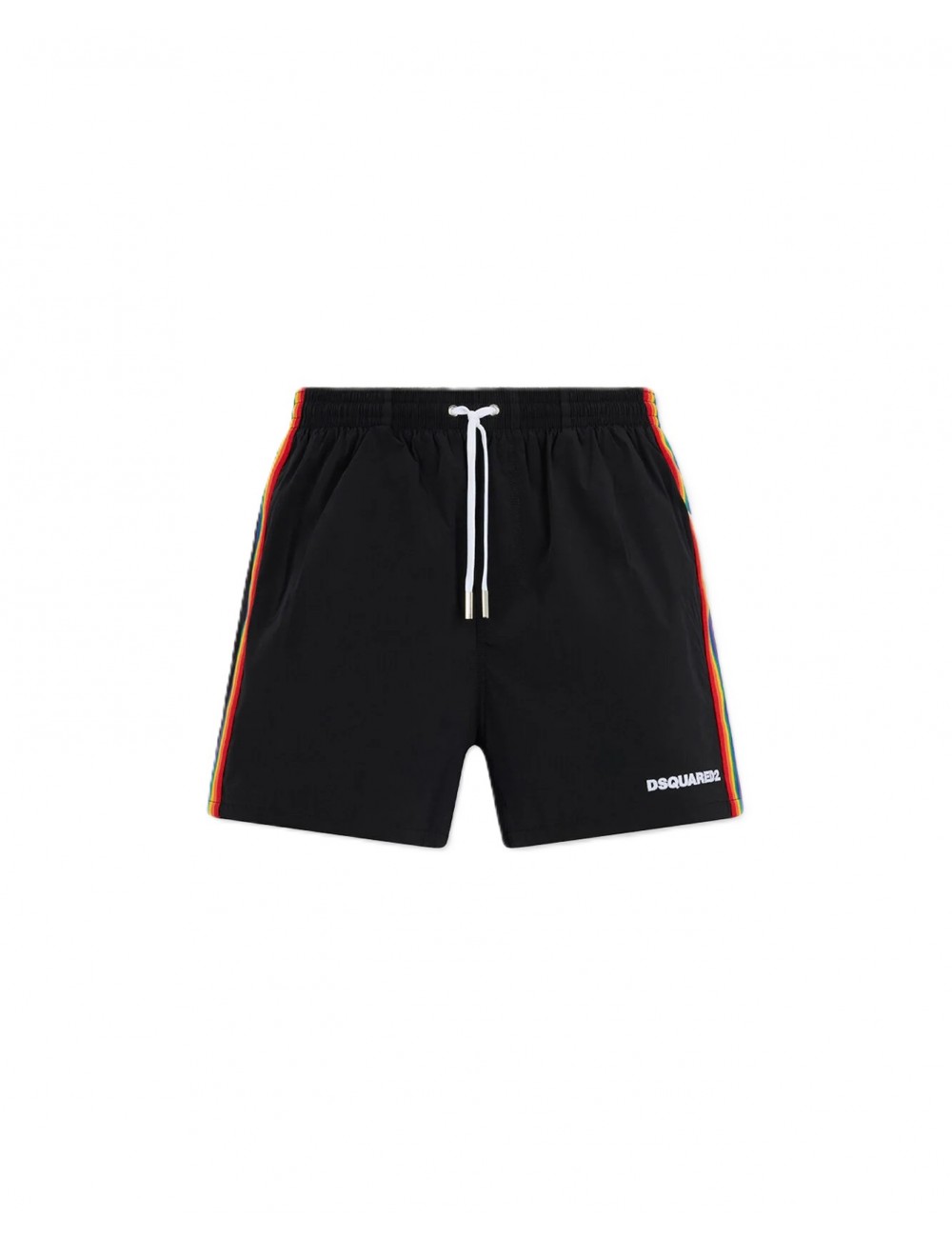 costume a pantaloncino dsquared2 UOMO NERO 001 - D7B626630 vista frontale 2