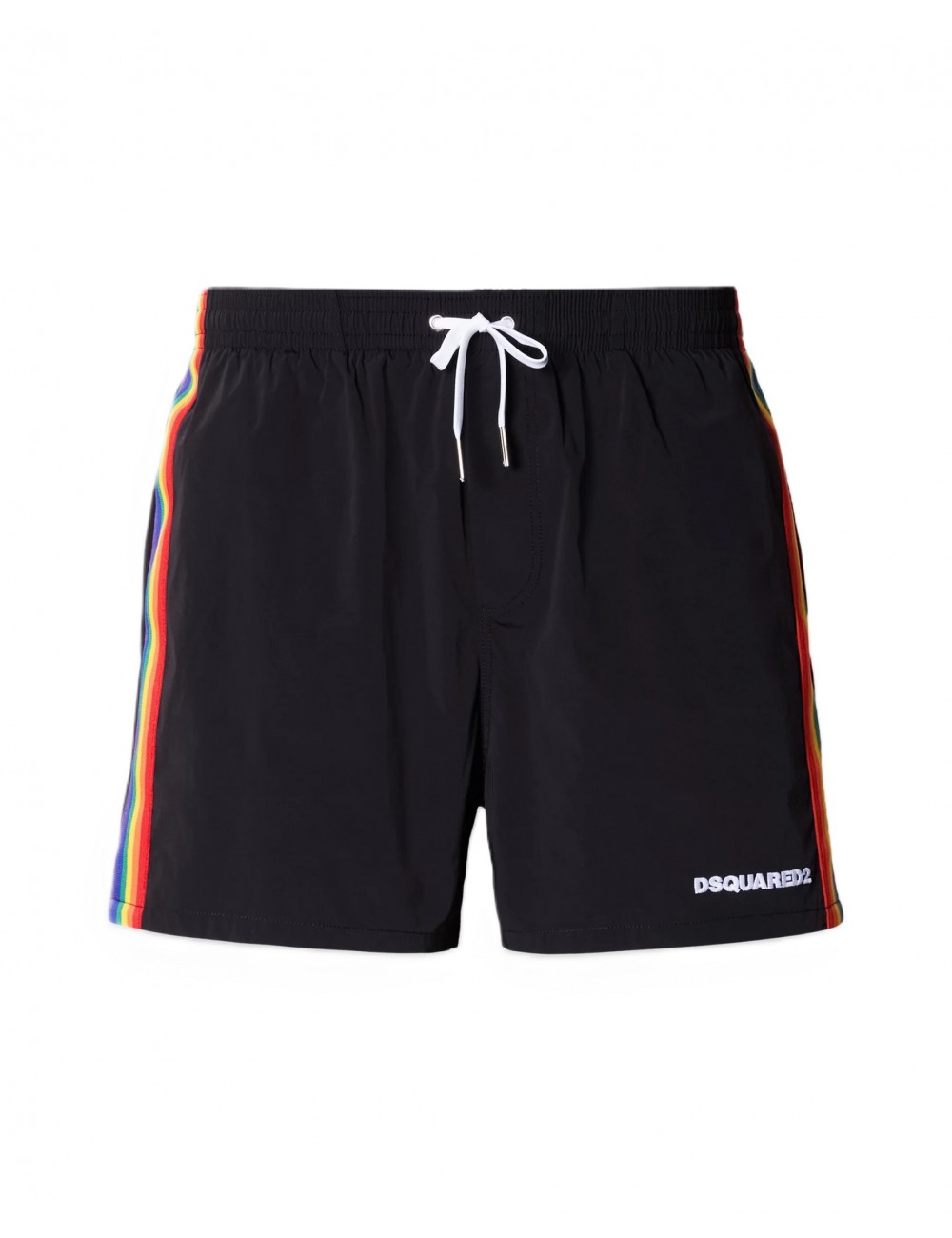 costume a pantaloncino dsquared2 UOMO NERO 001 - D7B626630 vista frontale