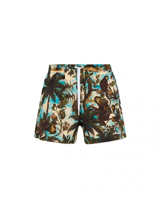 costume a pantaloncino dsquared2 UOMO MULTICOLORE 357 - D7B626790 vista frontale